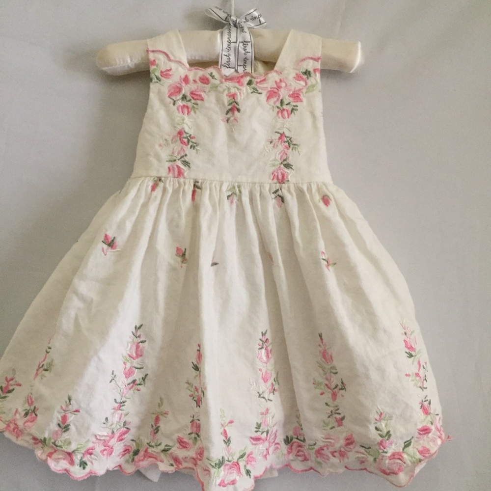 Cinderella} embroidered dress